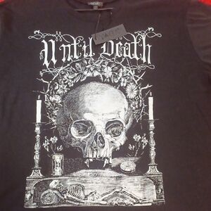 Dollskill Widow 1x 2fer Graphic Oversized Longsleeve Tshirt Skull Until Death